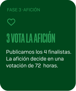 3. Vota la afición